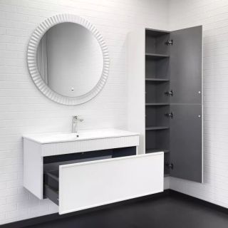 Тумба с раковиной Comforty Мадрид  00-00017864 100 см Белый матовый