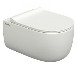 Подвесной унитаз Berges EGO XL Rimless 082228 сиденье EGO XL Slim SO белый матовый