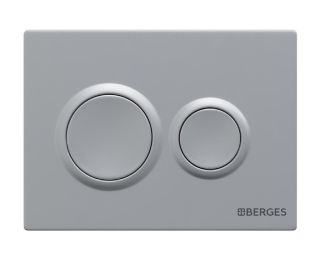 Комплект Berges 4в1 043240: инсталляция NOVUM 525 кнопка О2 хром матовый унитаз VENTAS Rimless сидение дюропласт Ventas Slim SO