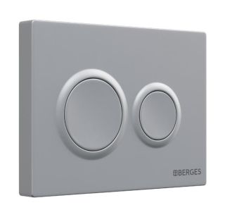 Комплект Berges 4в1 043240: инсталляция NOVUM 525 кнопка О2 хром матовый унитаз VENTAS Rimless сидение дюропласт Ventas Slim SO