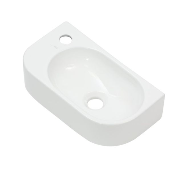 Подвесная раковина Melana 78204R-805 40см правая белый