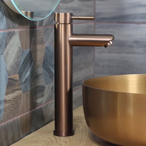 Смеситель для раковины Melana Tondo бронза