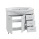 Напольная тумба под раковину Санта Эльбрус 201107 100 см белый