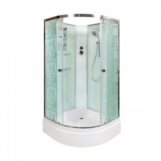 Душевая кабина Deto ЕМ2790 N (без крыши) 90х90х210см