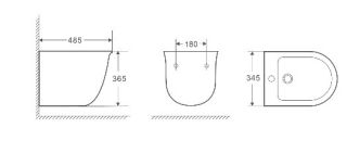 Биде WW SK  Арт. TELBACH 005 GL-WT 10000003782