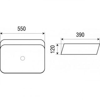 Раковина подвесная WW SK Арт. ELBACH 2243 10000003831