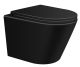 Подвесной унитаз Avimano Intuition 1000072 безободковый чёрный матовый
