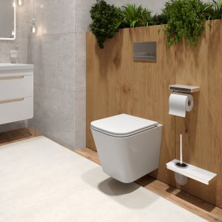 Комплект 3в1 100801419 инсталляция Lemark Peneda с кнопкой смыва Bit хром глянец унитаз подвесной безободковый Florex торнадо белый глянец