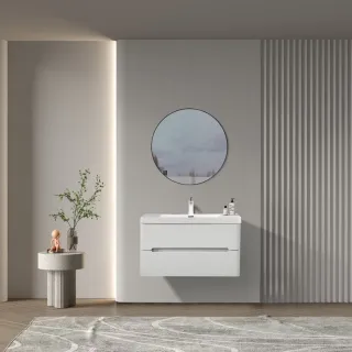 Подвесная тумба с раковиной Parly Spa River70 лилейно-белый