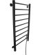 Полотенцесушитель электрический Domoterm Куба П9 500x950 чёрный