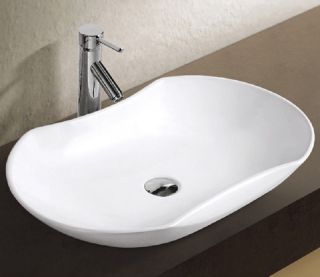 Раковина-чаша CeramaLux 9175 белая 66 см