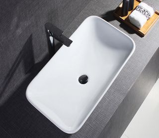 Раковина-чаша CeramaLux 9122 белая 70.5 см