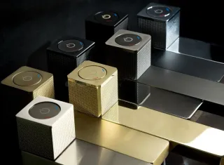 Смеситель для раковины Boheme Quad 159-BRB автоматический брашированная бронза