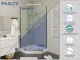 Душевой уголок Parly ZPE911TE 90x90см с поддоном