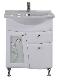Напольная тумба под раковину Onika Валенсия 106535 65см белый