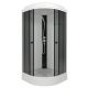 Душевая кабина Triton Грэй Щ0000067300 90x90 см профиль белый стекло тонированное