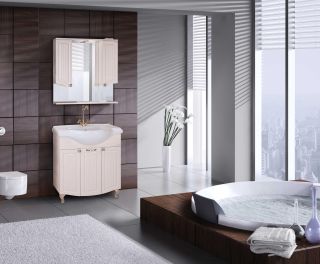 Напольная тумба под раковину Onika Арно-Классик 108035 80см белое дерево