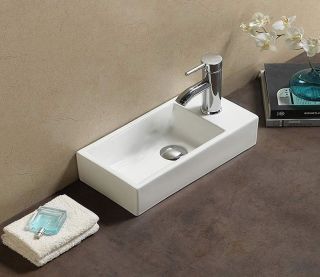 Раковина-чаша CeramaLux 9048DL белая 40.5 см