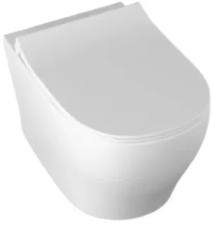 Подвесной унитаз Isvea Soluzione II 10MY02002SV безободковый скрытый крепеж SmartFix Plus белый