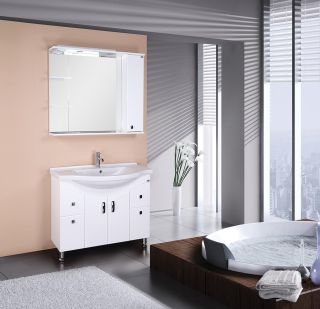 Напольная тумба под раковину Onika Эльбрус 110008 100см белый