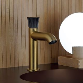 Смеситель для раковины Paini Domus 18PJ205PZ матовое золото