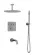 Душевой комплект Milleau Tissage TERMO 3SBIT/802-CR хром