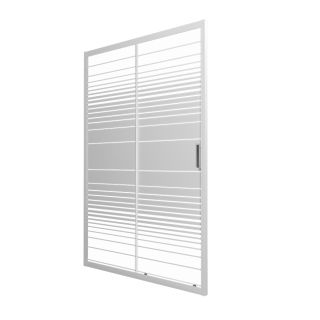 Душевая дверь Triton Слайд Щ0000064613 120 см профиль белый стекло прозрачное с узором