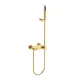 Смеситель для ванны и душа Boheme Stick Spirale 123-MG.4 золото матовое