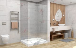 Душевая перегородка AvaCan MC120 хром