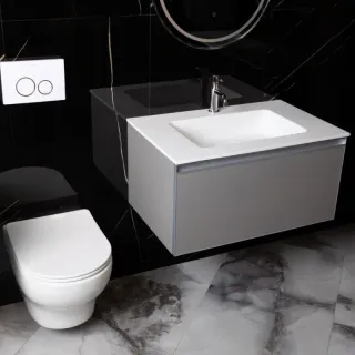 Подвесной унитаз Boheme Fiore 978-SET-W безободковый смыв торнадо белый глянец