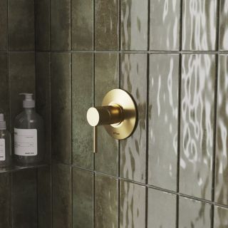 Встраиваемый смеситель для душа Paini Cox 78PJ690 матовое золото