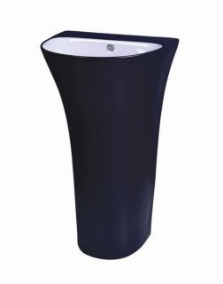 Раковина  CeramaLux G-307G черная 48 см