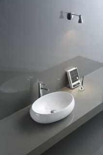 Раковина-чаша CeramaLux 9030D белая 40.5 см