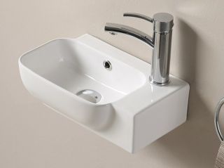 Раковина-чаша CeramaLux 78580L белая 40 см