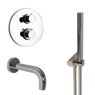 Душевой комплект Paini Cox 78CRSET26911THBATH с термостатом хром
