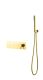 Встраиваемый смеситель для душа Boheme Fusion 130-SYS-G с ручным душем золото