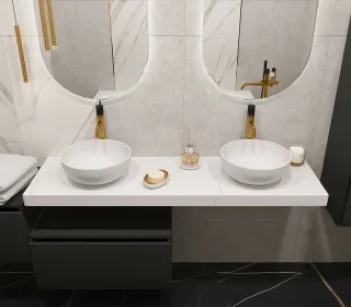 Столешница Armadi Art Flat 869-160-CLCT 160 см calacatta