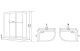 Душевая кабина Timo Standart T-5502L Г/М 120x85см