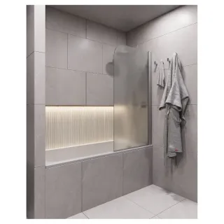 Шторка на ванну Timo T32 80 см хром