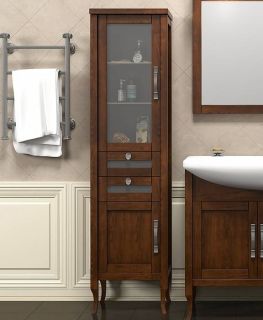 Шкаф-колонна Opadiris Мираж 45 L 00-00000053 Светлый орех