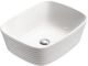 Раковина накладная SantiLine SL-1060 61см белый