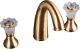 Смеситель для раковины Boheme Camelia золото 317-Camelia