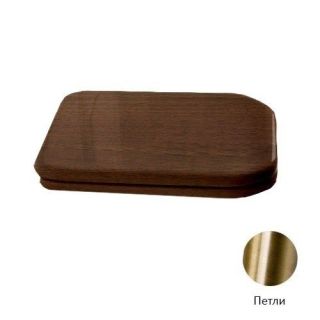 Сиденье для унитаза Kerasan Waldorf 418640 с крышкой орех