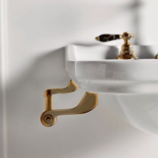 Полотенцедержатель Kerasan Retro 740893 бронза боковой для раковин