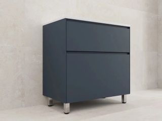 Тумба под раковину напольная Style Line Лима ЛС-00002351 80 см графит