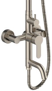 Душевая система Orange Steel M99-911ni смеситель с изливом, никель