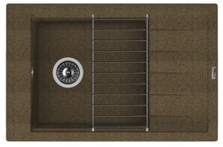Кухонная мойка Florentina Липси 780 P коричневый