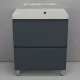 Тумба под раковину напольная Style Line Манхэттен ЛС-00002375 70 см графит