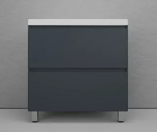 Тумба под раковину напольная Style Line Манхэттен ЛС-00002372 80 см графит