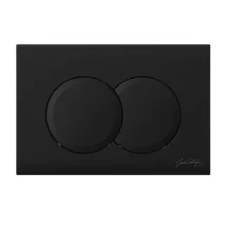 Инсталляция Jacob Delafon E21731RU-BL с безободковым унитазом Aleo сиденье с микролифтом клавиша смыва чёрная матовая